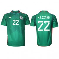 Meksiko Hirving Lozano #22 Kotipaita MM-kisat 2022 Lyhythihainen